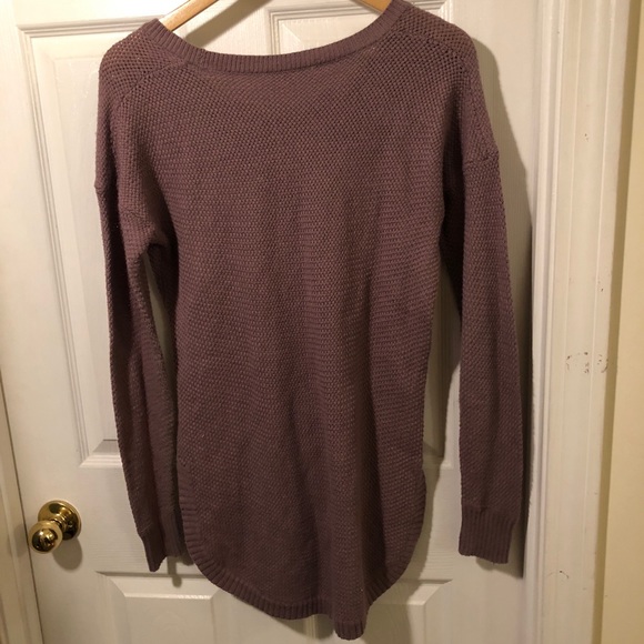 Madewell Mauve Waffle Sweater - Picture 6 of 6